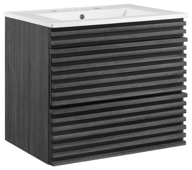 Render 24" WallMount Bathroom Vanity Transitional Bathroom