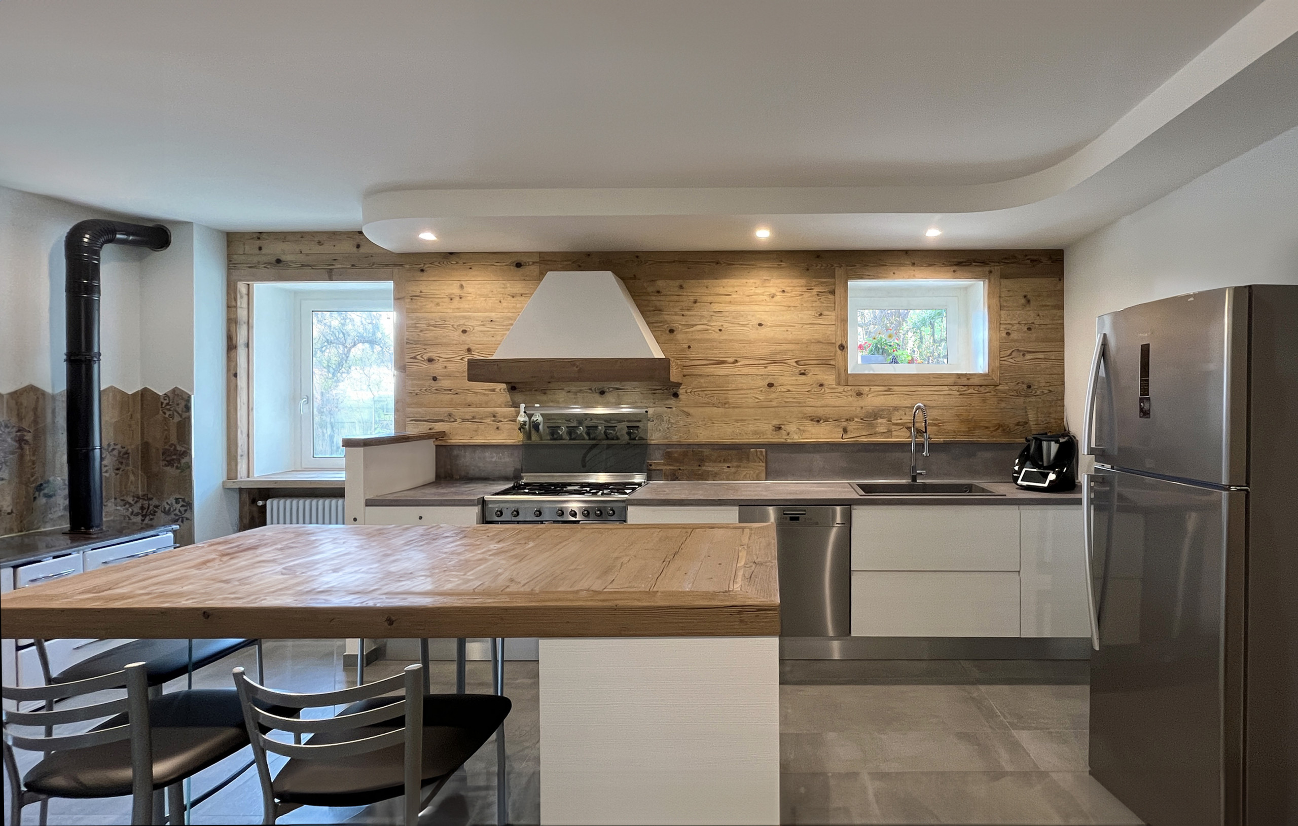 Ristrutturazione taverna casale Modern design 100 MQ