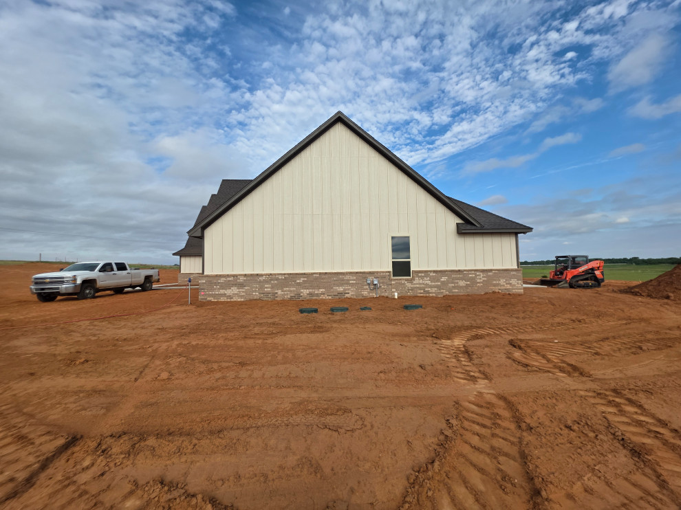 The brick is finished