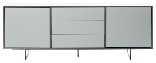 Bilbao Modern Sideboard, Matte Grey