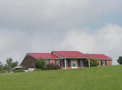 Change roofline ranch style house Change roofline ranch style house