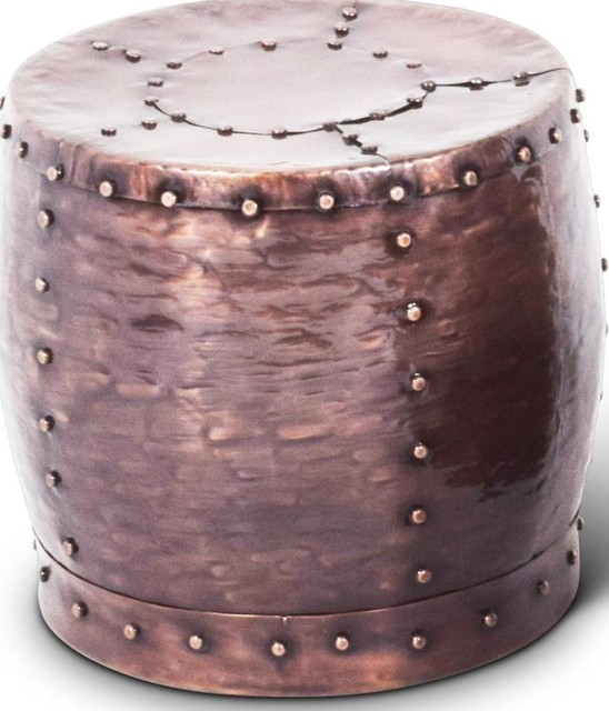 Cooper Round End Table - Traditional - Side Tables And End Tables - by ...