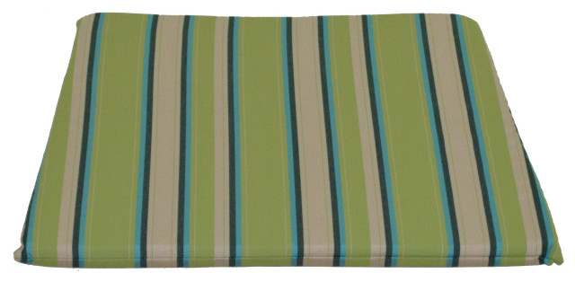 Rocker Seat Cushion, Lime Stripe