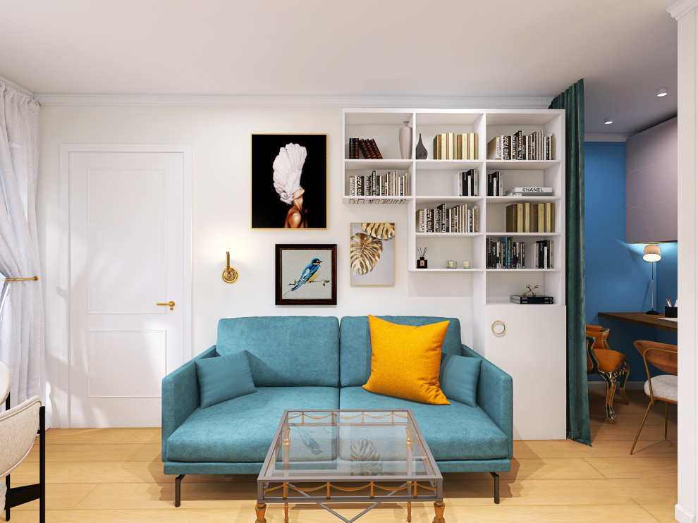 Двухкомнатная квартира в стиле фьюжн