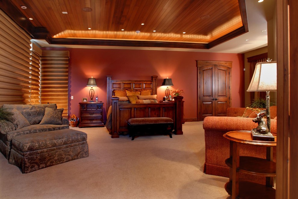 Design ideas for a traditional bedroom in Salt Lake City.