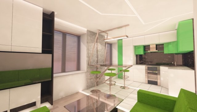 Дизайн квартиры 37 м2