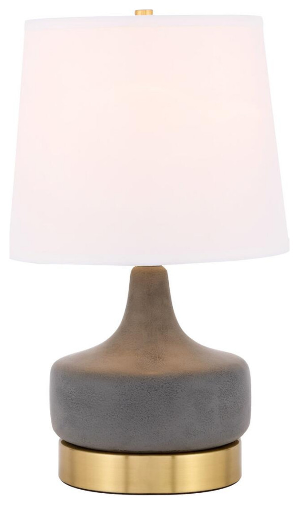 Verve 1 Light Brass Table Lamp Transitional Table Lamps by Beyond