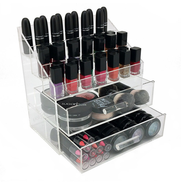 OnDisplay Acrylic Cosmetic/Makeup Nail Polish Rack Organizer