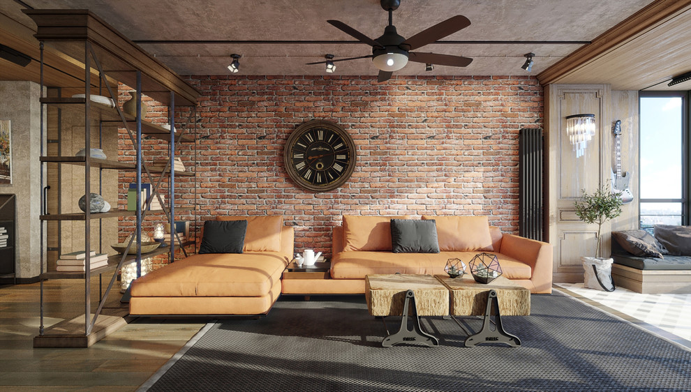 Пространство в стиле лофт