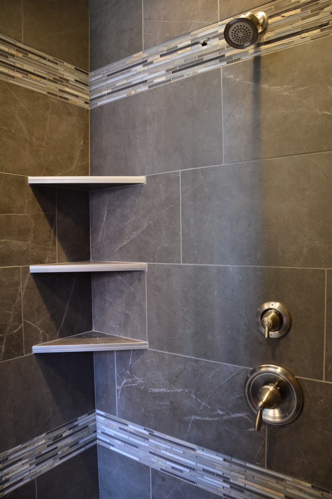 Bathroom - large transitional bathroom idea