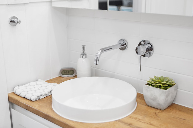 Back to the Future contemporary-bathroom