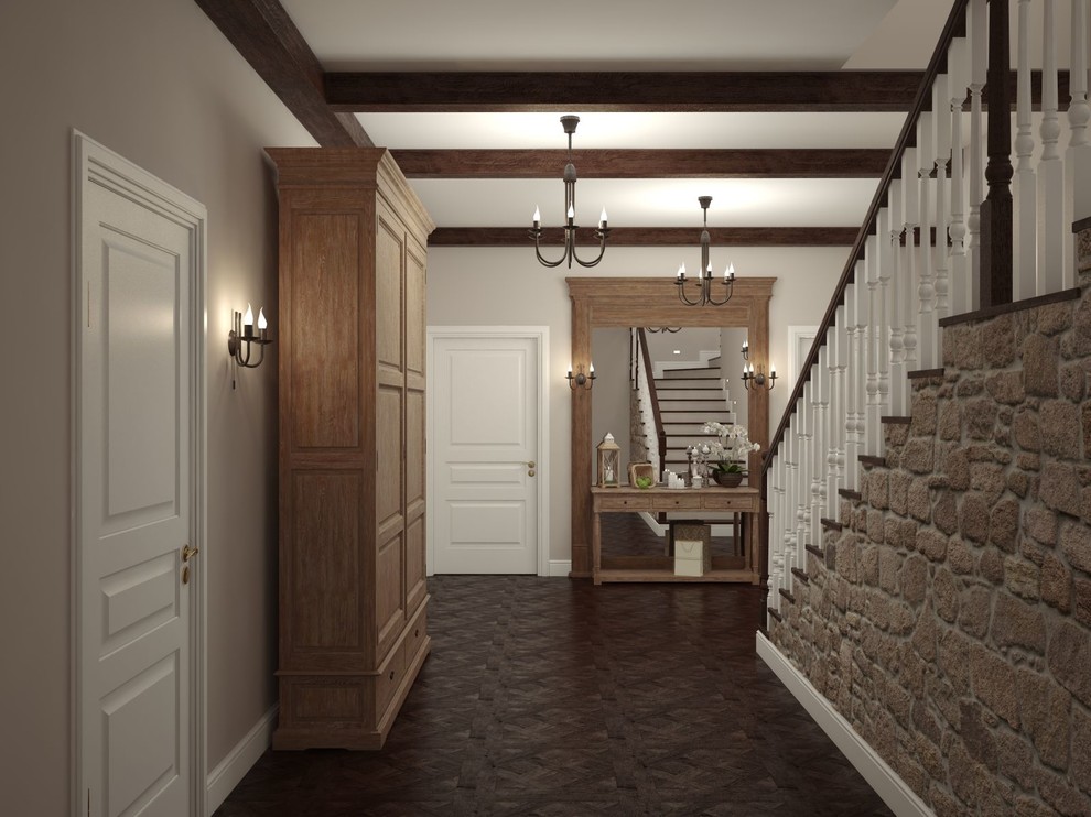 Деревенский стиль в поселке "Петровские аллеи"