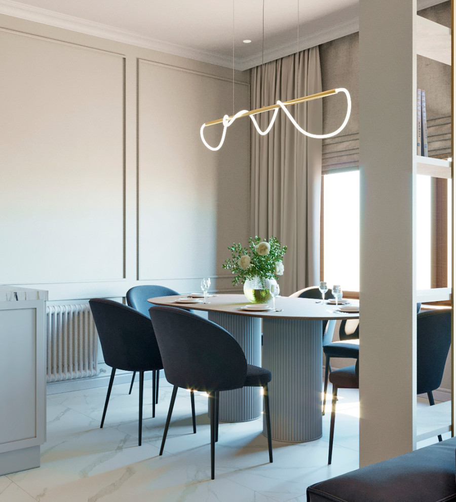 Квартира в стиле неоклассика в ЖК FAMILIA