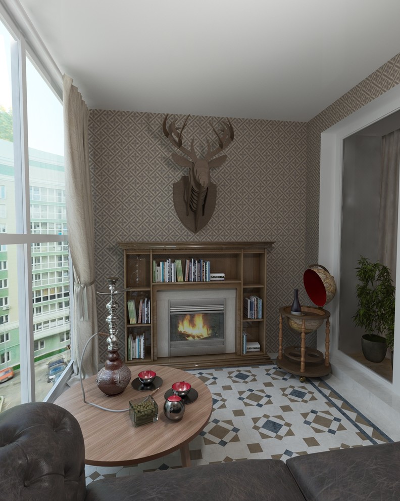 Зона отдыха на лоджии