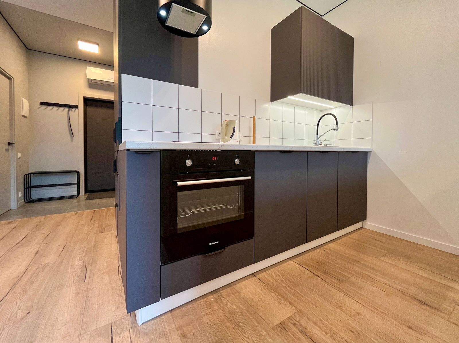 Проект студии 37м2, ЖК Серебрица