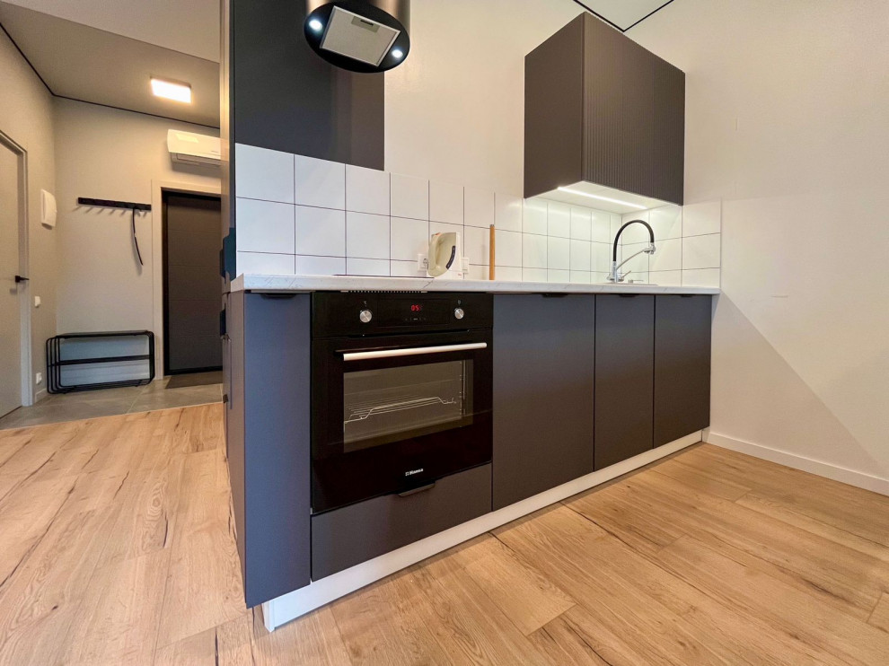 Проект студии 37м2, ЖК Серебрица