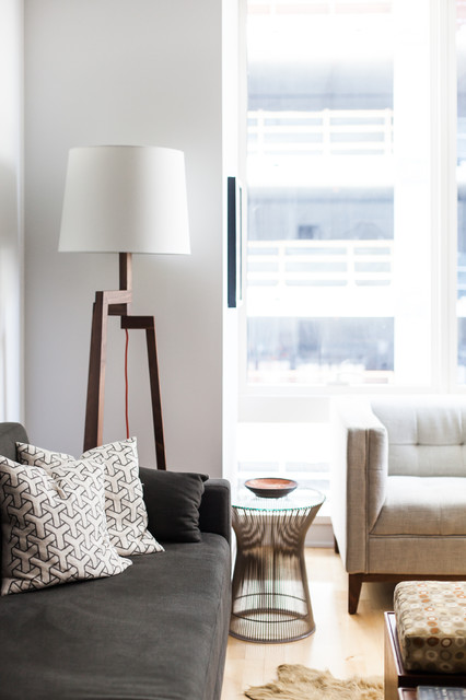 Millenium Tower contemporary-vardagsrum