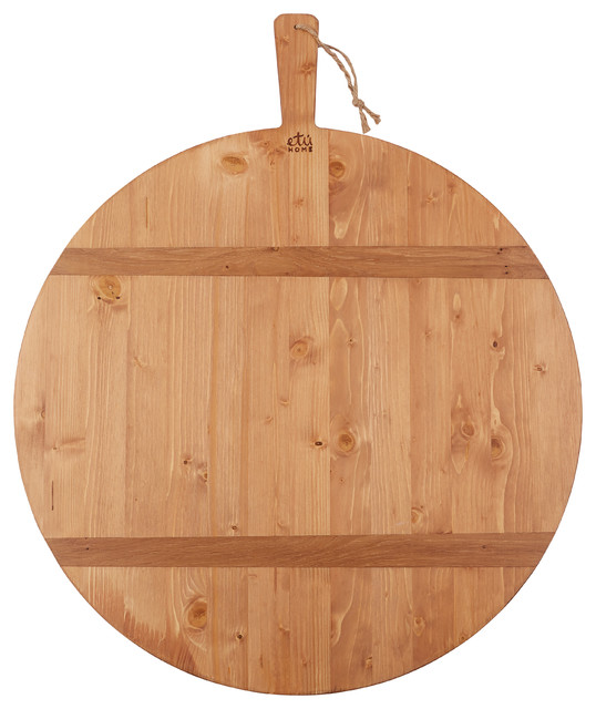 Pine Extra Large Round Pizza Board
