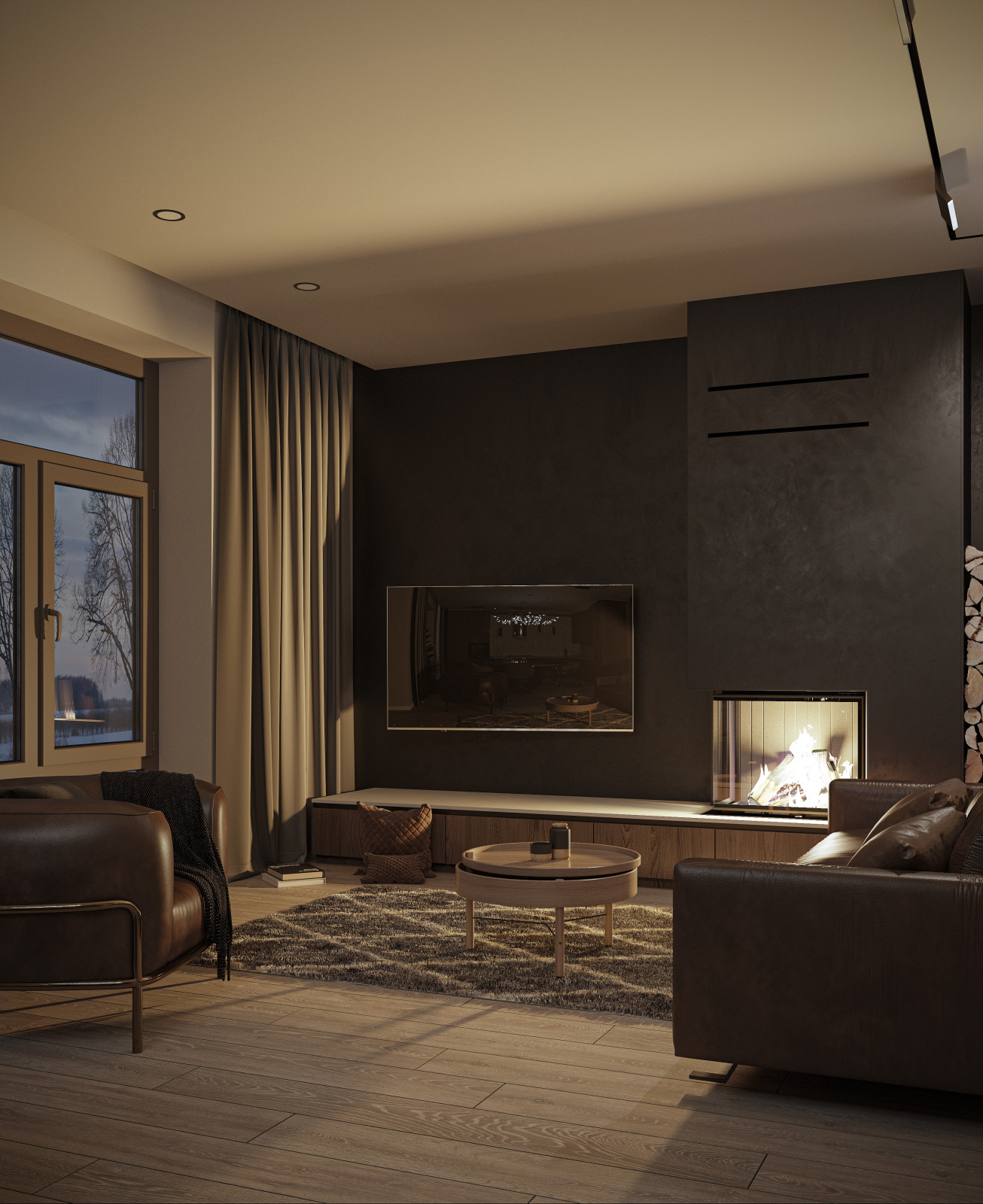 Интерьер загородного дома