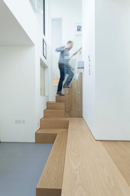 Peekaboo House contemporary-staircase