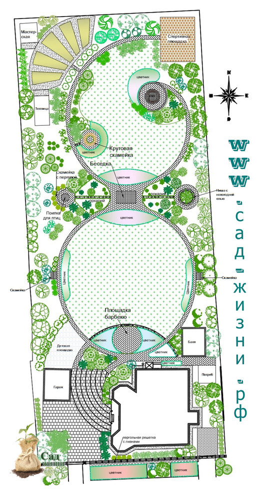 Благоустройство частного земельного участка г. Тобольск, Тюменская область.