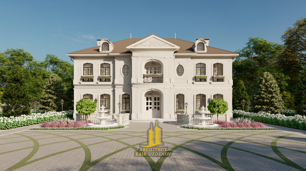 Проект дома в стиле Французский ренесанс