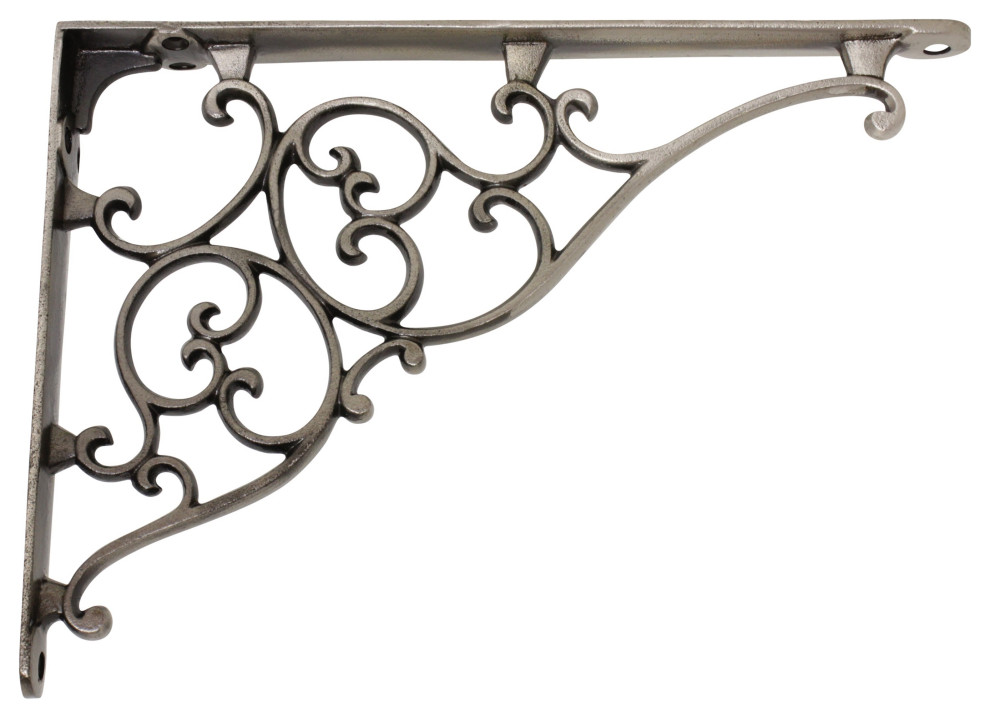 Iron Shelf Bracket Mediterranean Brackets by RCH Hardware Houzz