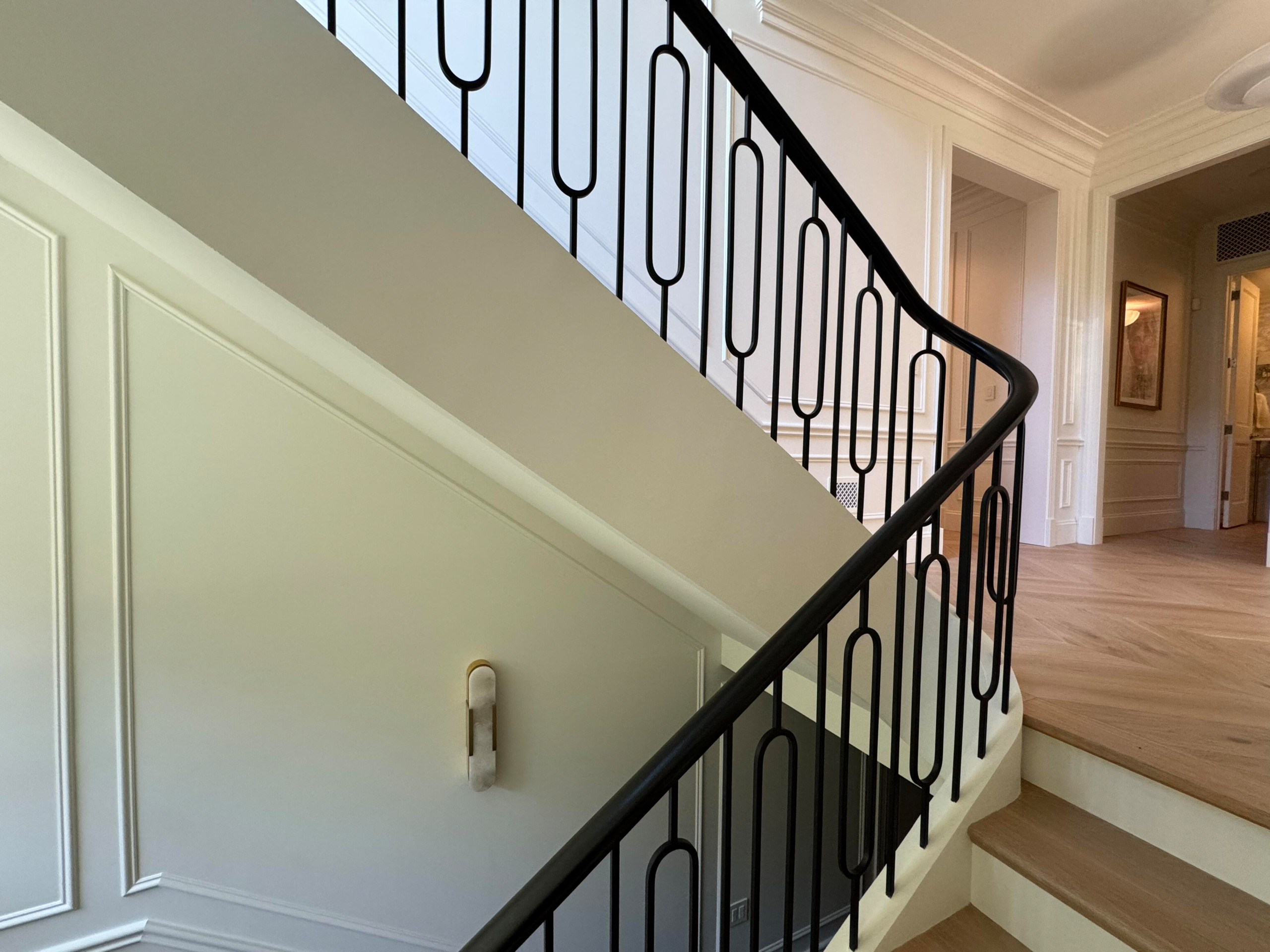 134_Stunning Straight Stair with an Elliptical Twist, McLean, VA 22101