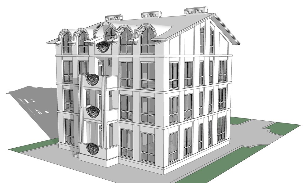 Многоквартирный дом клубного типа 001