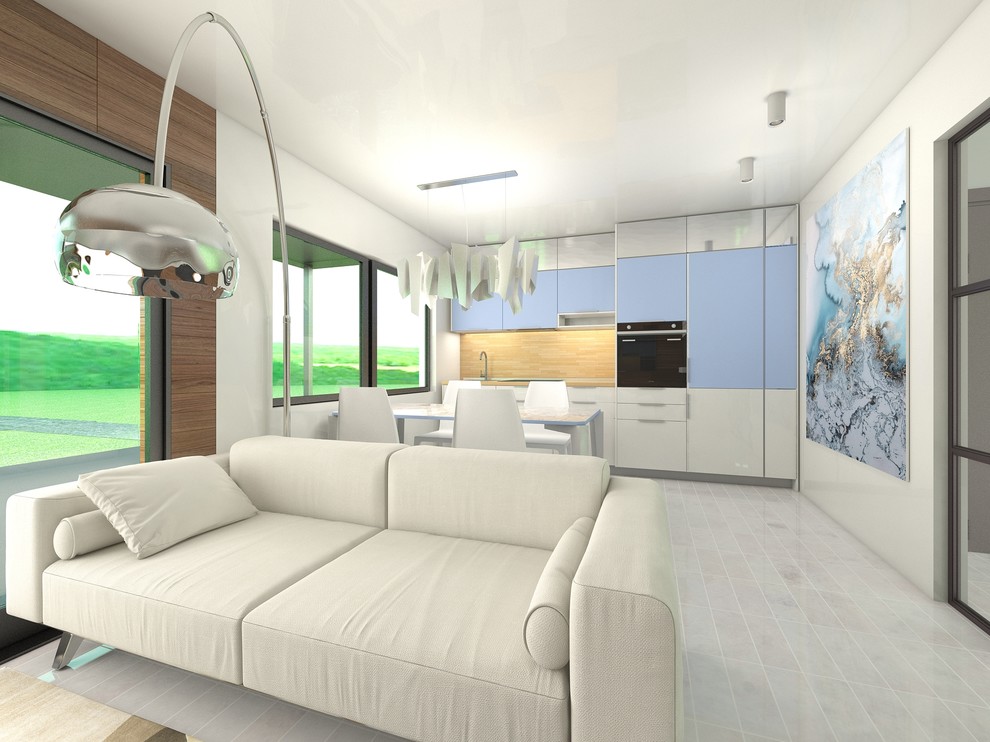 Дом "Куб" в стиле минимализм.