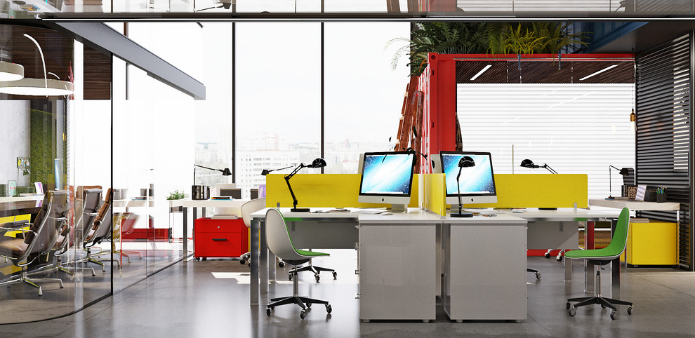 Лофтовый open space в офисном пространстве