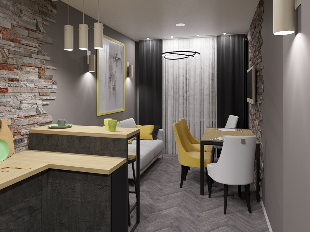 Кухня-гостинная