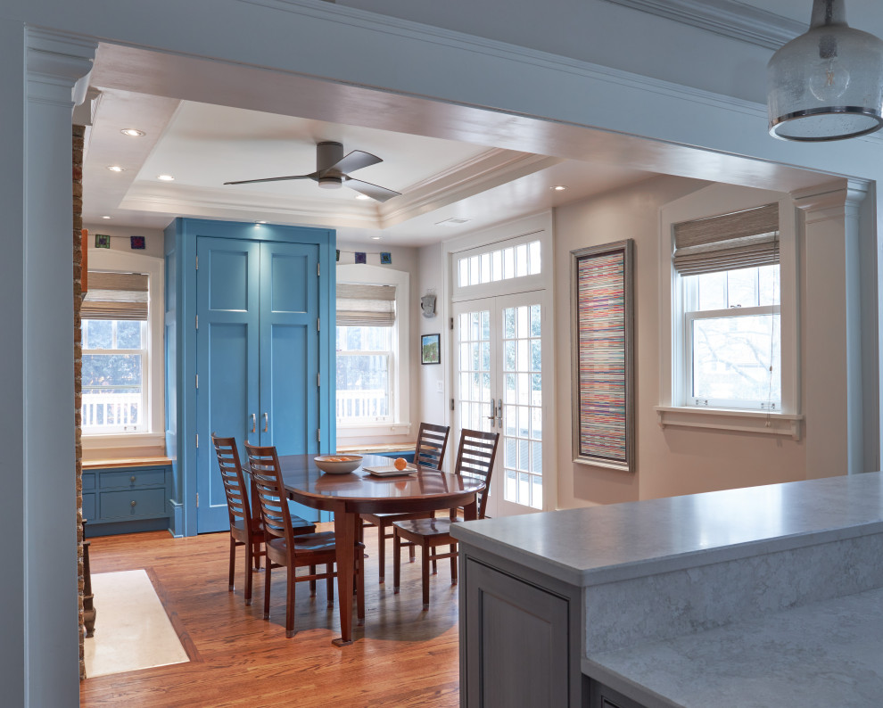 Inspiration for a transitional kitchen remodel in Chicago