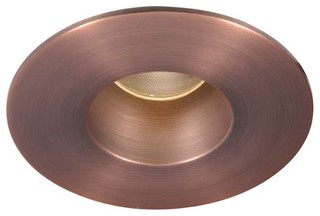 28-Degree Beam Angle Warm 3-Inch WAC Lighting HR-3LED-T218N-W-BN 3000K Tesla LED Shower Round Trim