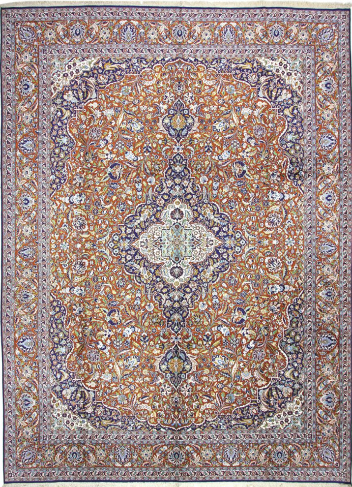 Oriental Rug Kashmir Silk 14'2"x10'2"