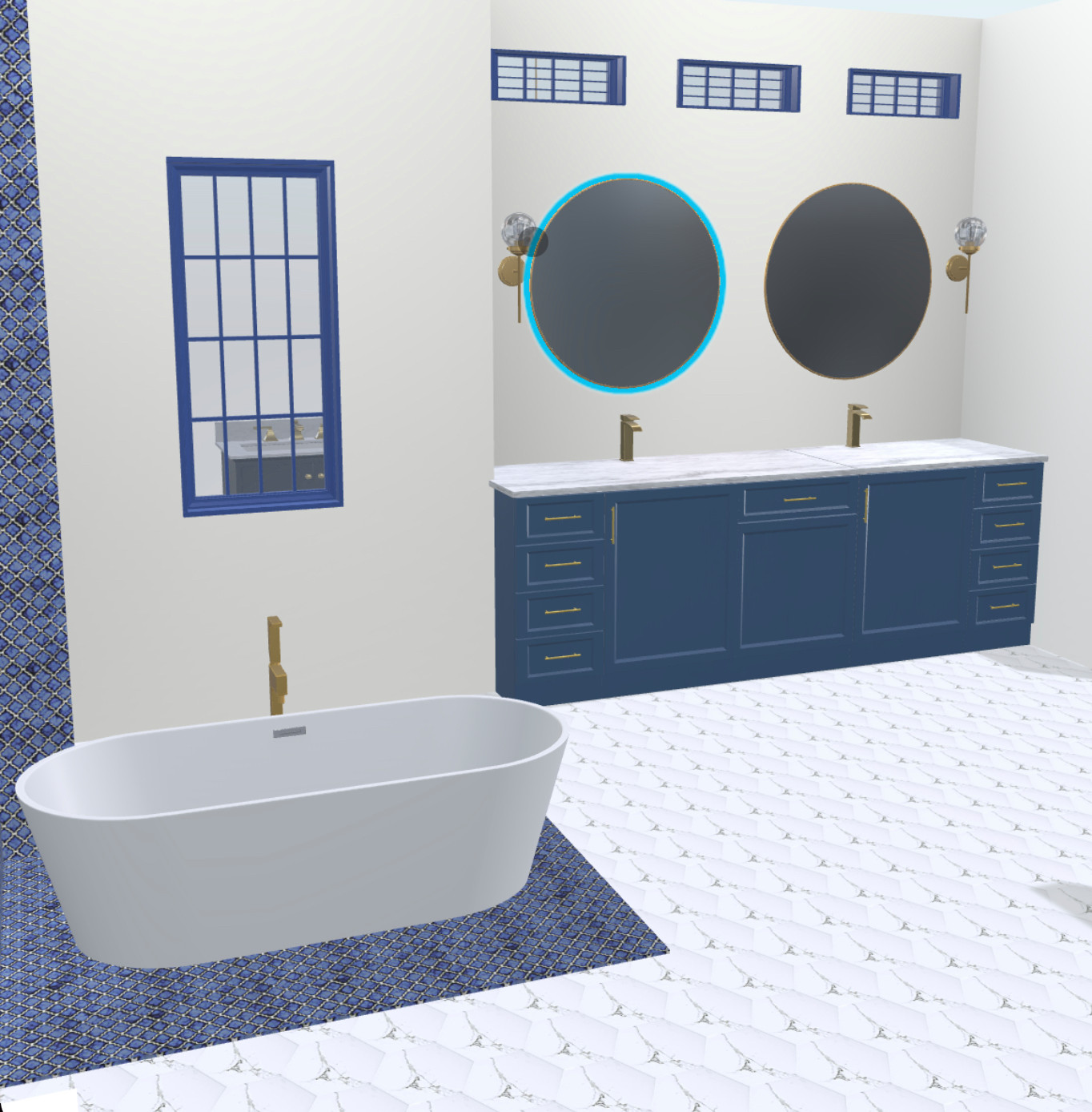 Master Bathroom Renderings