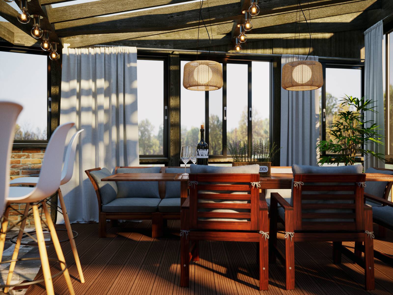 Летняя кухня в Малаховке