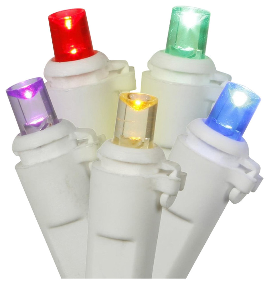 Multi Color Commercial Grade LED Wide Angle Mini Christmas Lights