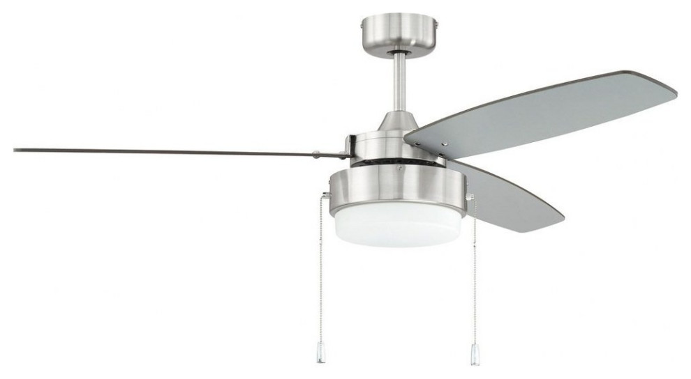 Craftmade Lighting INT52BNK3 Intrepid - 52" Ceiling Fan with Light Kit