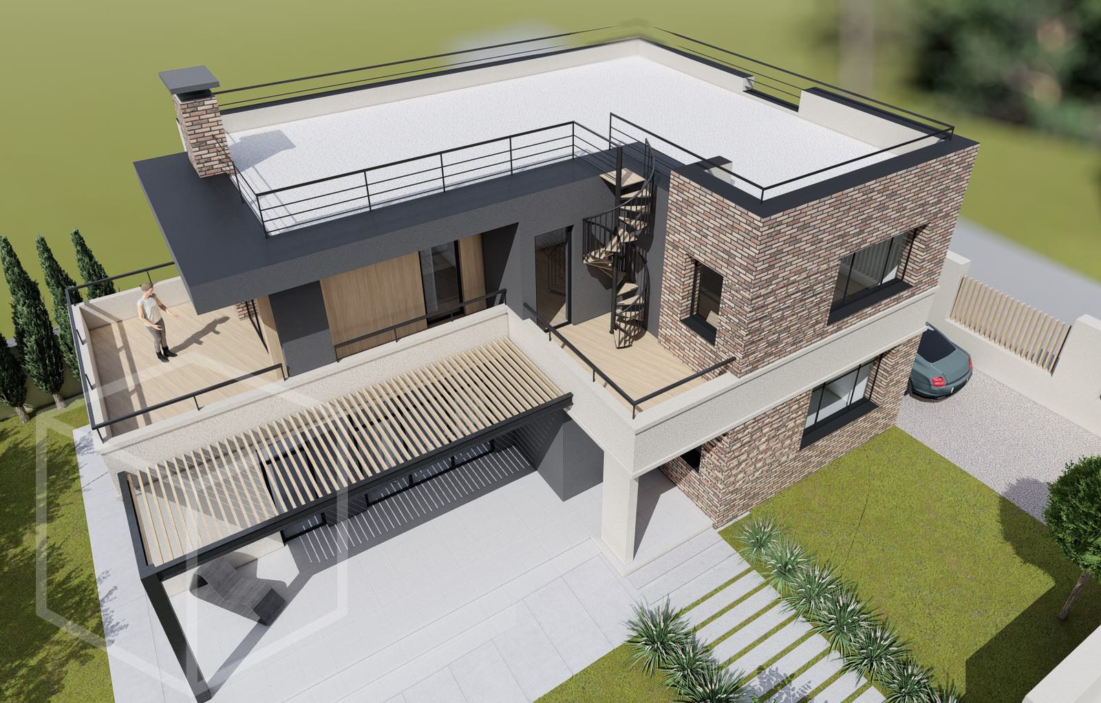 Уютный дом для молодой семьи в современном стиле