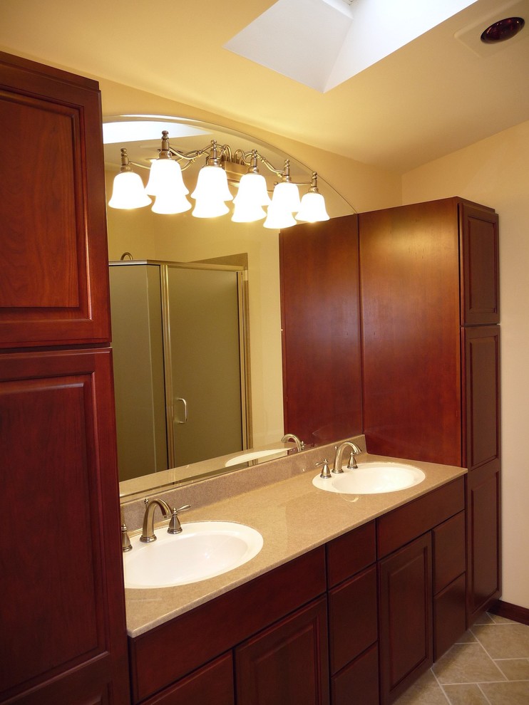 Transitional home design photo in Denver