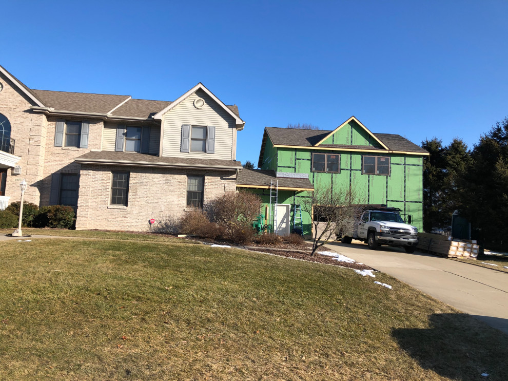 2 story 2 car garage addition