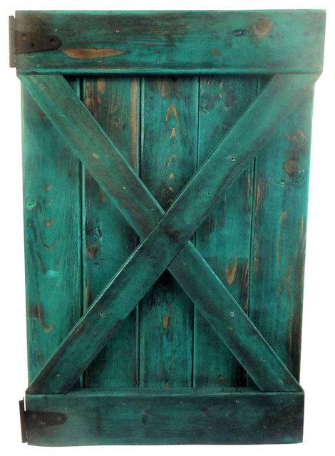 Small Rustic Turquoise Barn Door Wall Decor Farmhouse Small Rustic Turquoise Barn Door Wall Decor