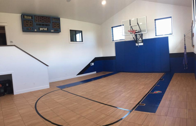Snapsports Indoor Home Court Patented Modular Sport Floor