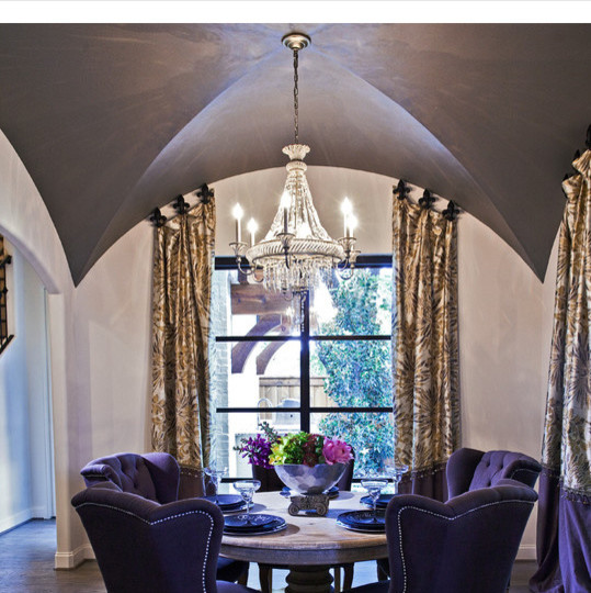 Inspiration for a contemporary dining room in Calgary.