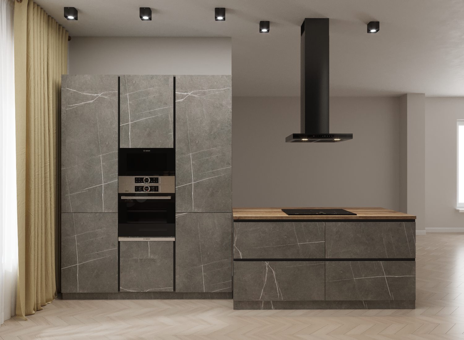 кухня в частном доме