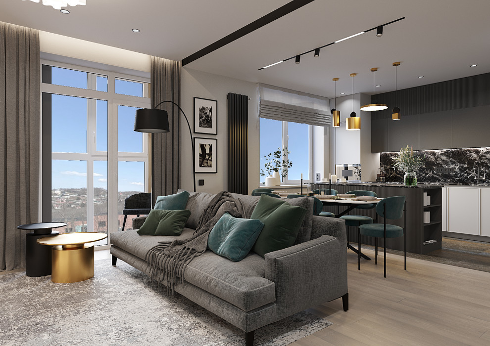 Шикарная квартира в 2 уровня