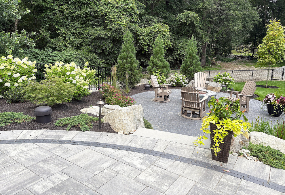 Working With the Grade- Upper and Lower Patios