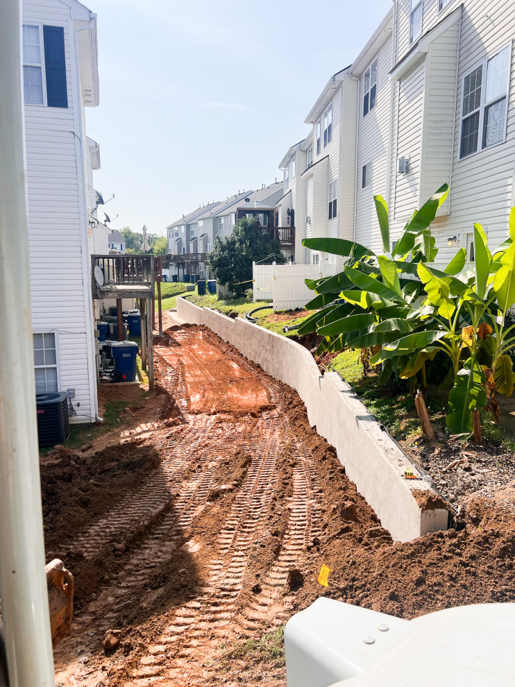 Retaining wall replacement ( Commercial Charlotte, NC)