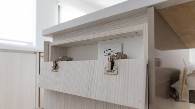 Delray Beach Townhouse contemporary-kitchen